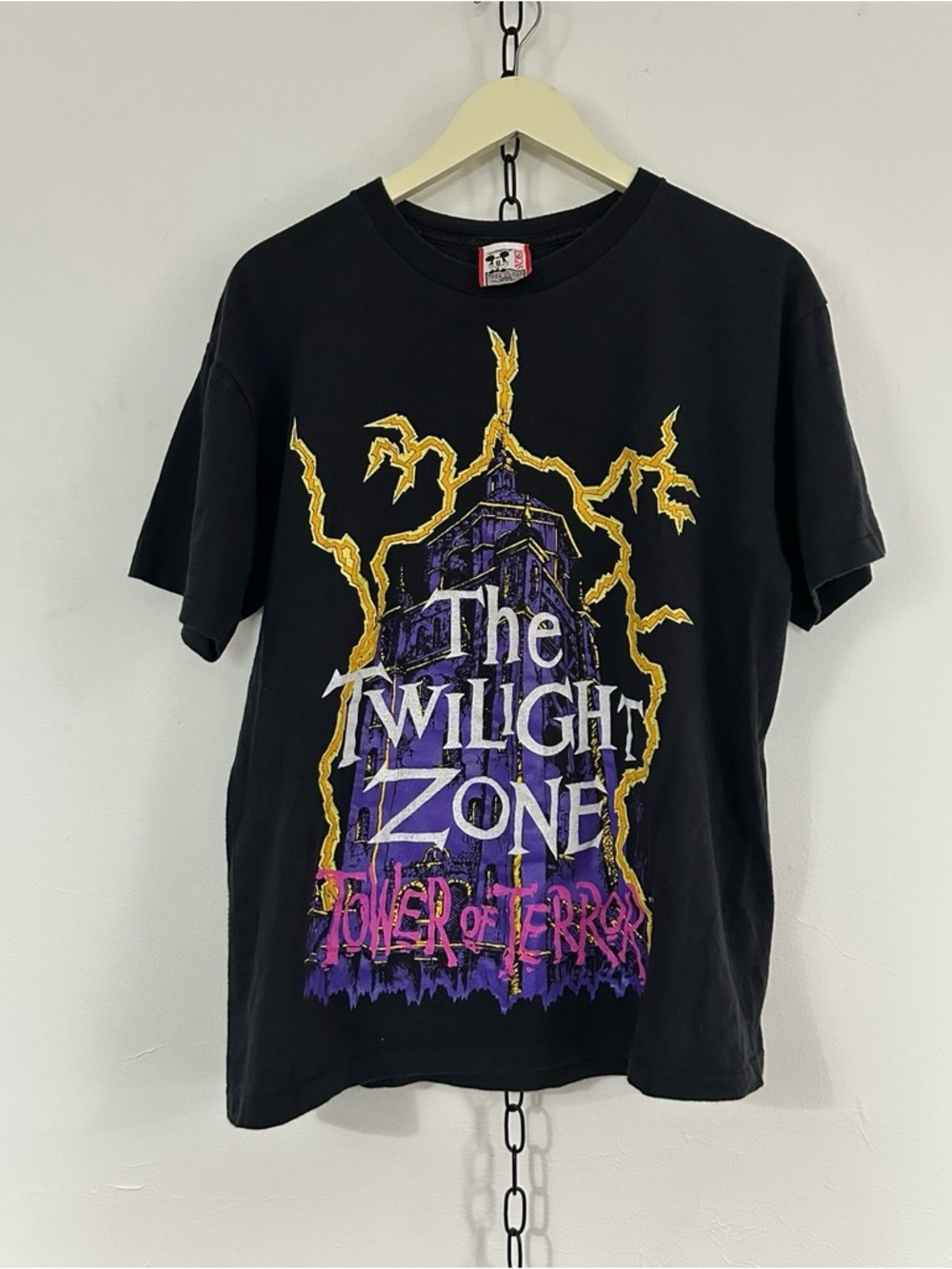 Vintage 1990s Twilight Zone "Tower of Terror" Single Stitch Disney T Shirt Rare